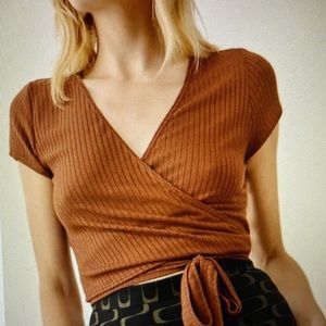 Reformation Wrap Top
